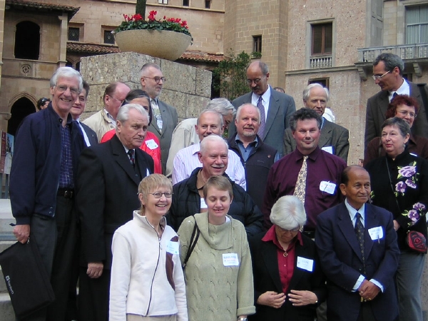 ICUU President Gordon Oliver and several participants