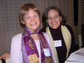 Helen Adamson (UU Barcelona) and Karen Neller (UU Madrid and SUUE delegate)